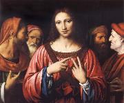 LUINI, Bernardino Christ among the Doctors France oil painting artist